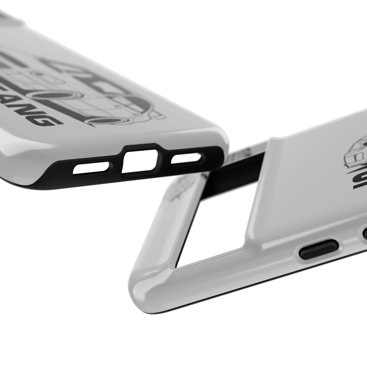 JDM Gang Tough Phone Case - Google Pixel 8 Pro, glossy, edge and port close-up