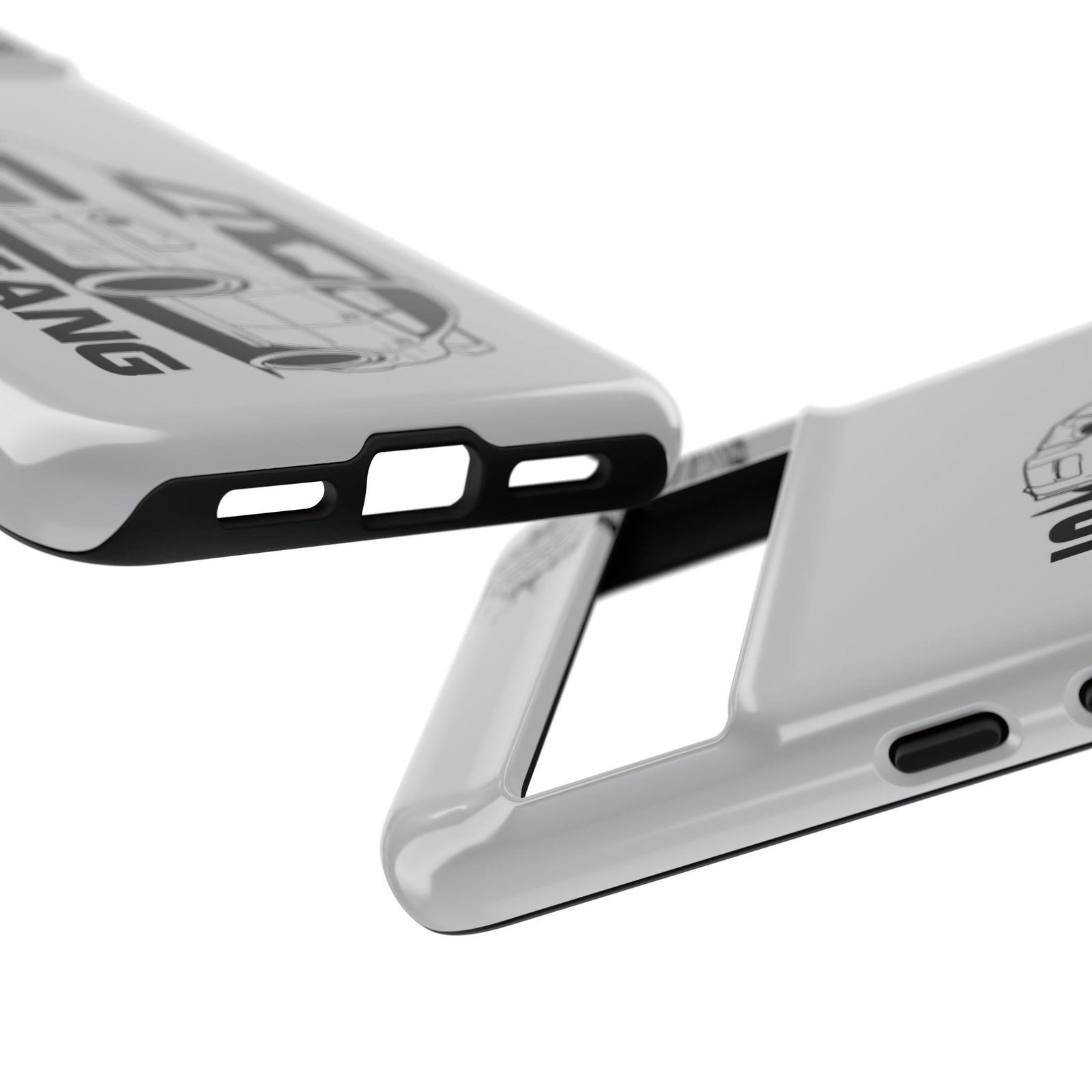 JDM Gang Tough Phone Case - Google Pixel 8 Pro, glossy, edge and port close-up