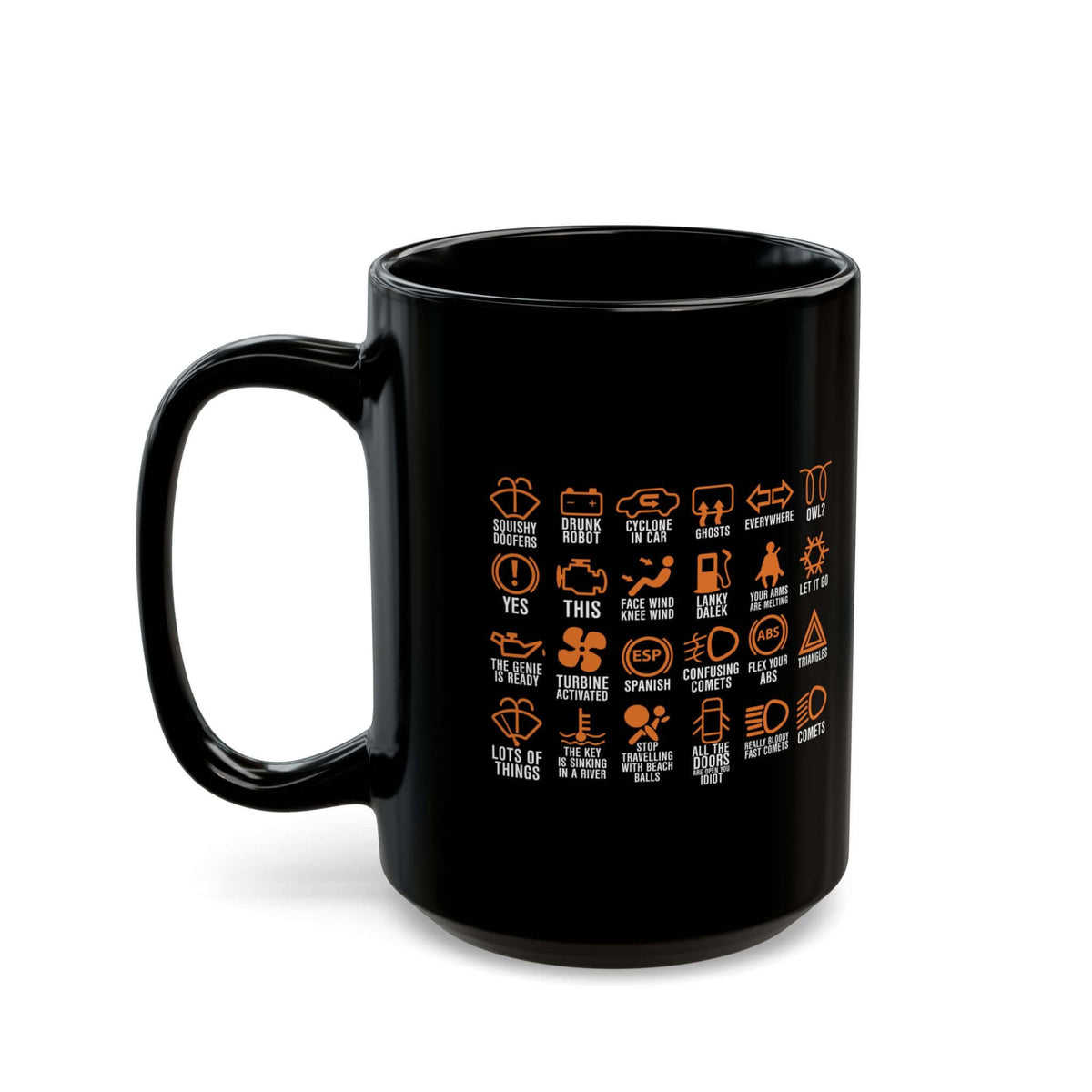 Dashboard Icons Coffee Mug ceramic mug - unique gift for car lovers