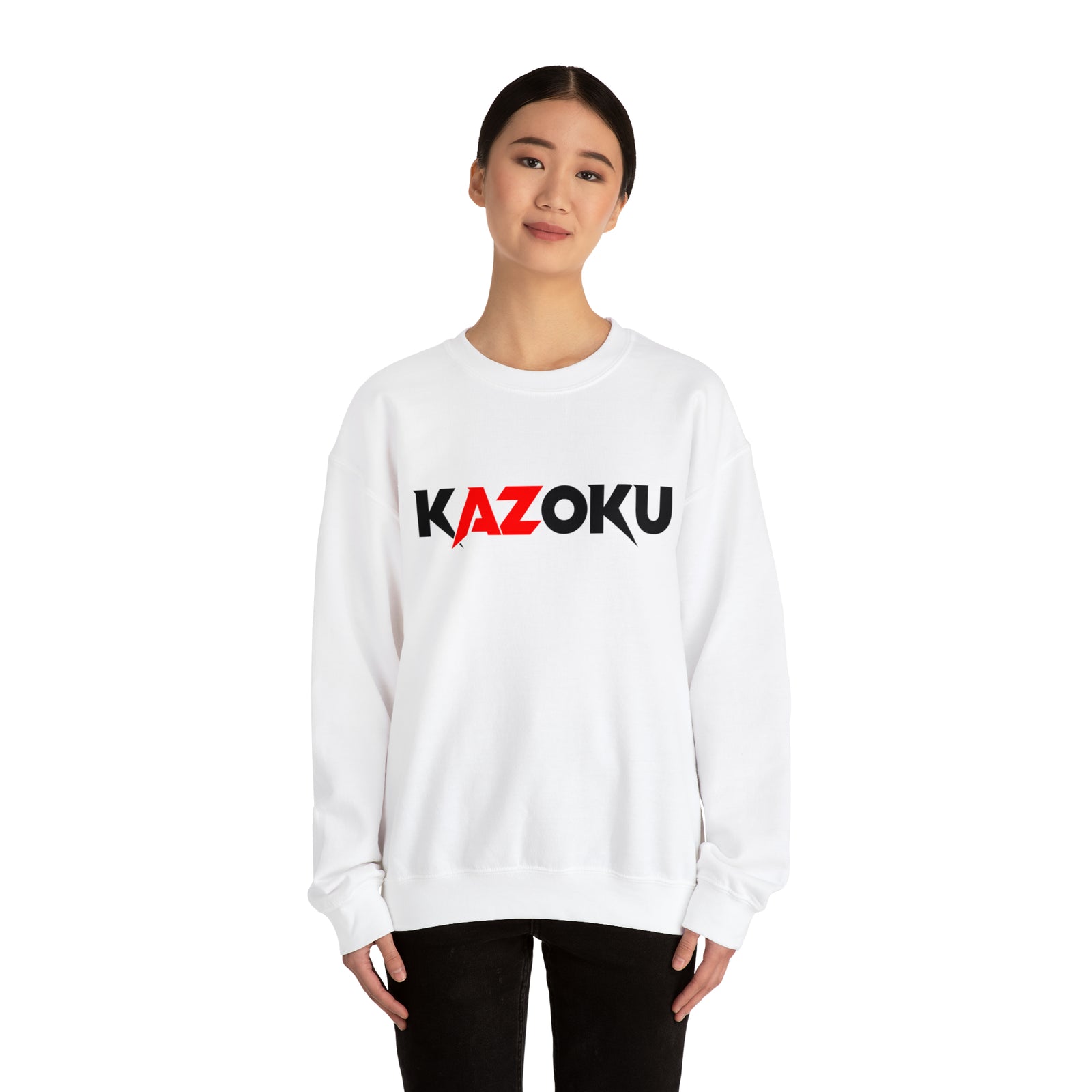 KAZOKU Sweatshirt Red - Design 2