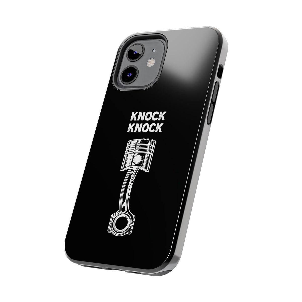 Knock Knock Broken Piston Phone Case | Funny Mechanic Car Guy Gift
