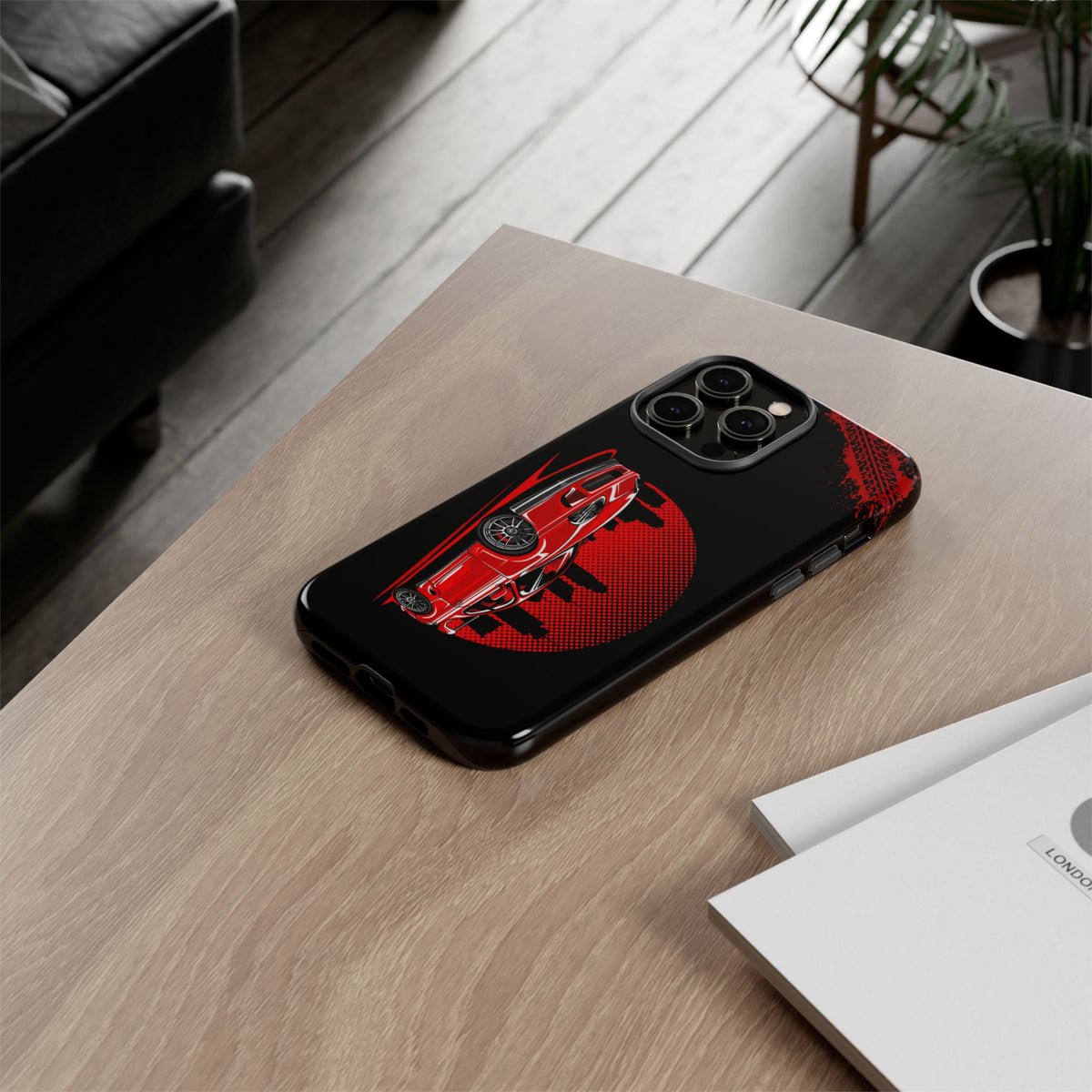 MKIV A80 Supra 2JZ Red City Tough Phone Case | JDM Car Guy Gift