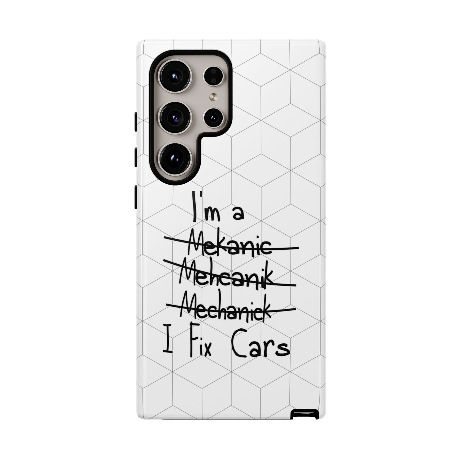 Mechanic I Fix Cars Funny Tough Phone Case | Car Guy Gift