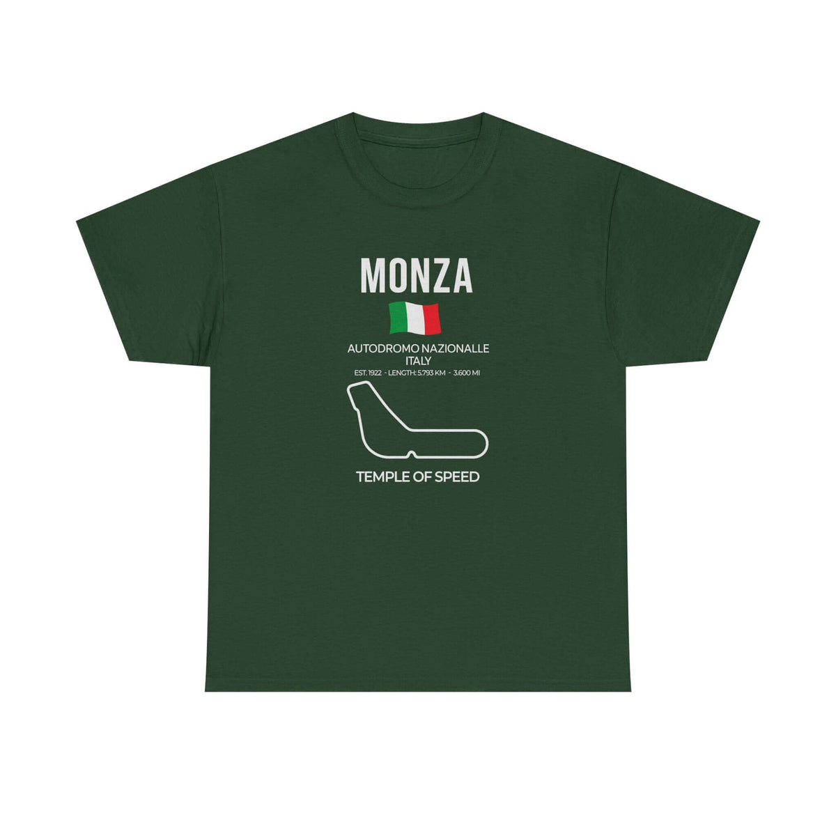 Monza Race Track T-Shirt shirt color variant - car guy gift