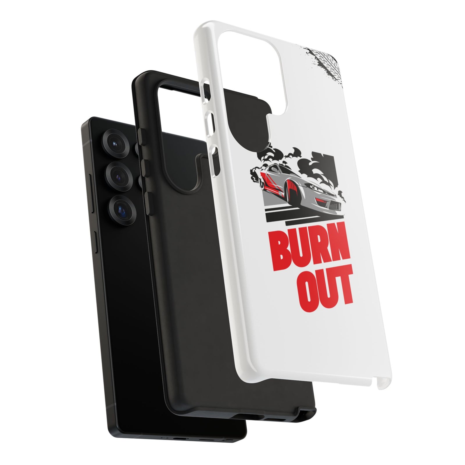 JDM Burnout Tough Car Phone Case - Samsung Galaxy S25 Ultra, glossy, dual-layer protection
