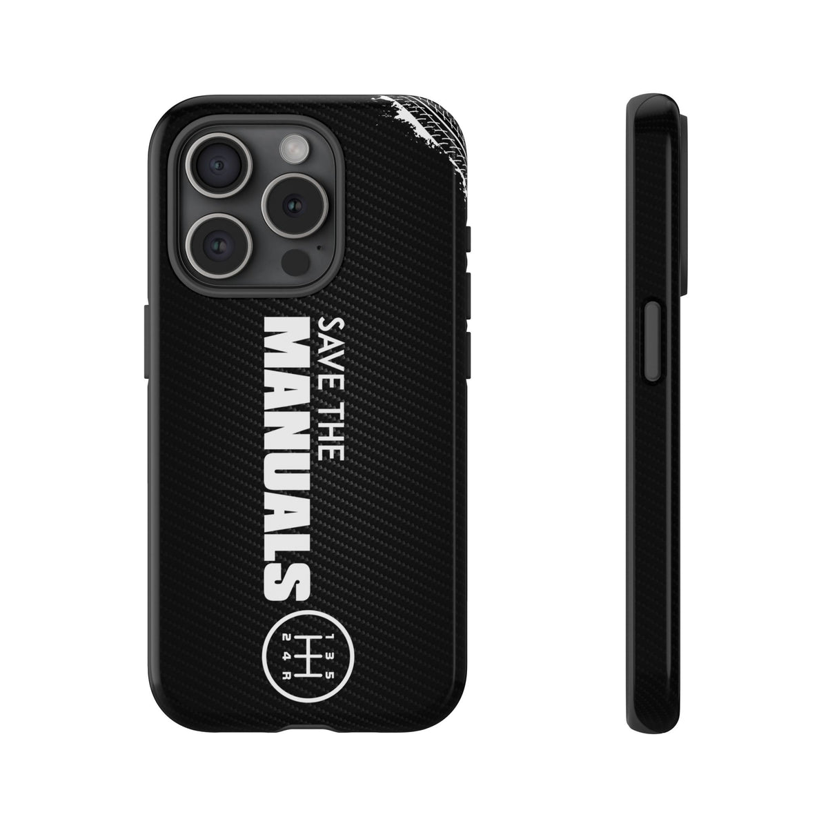 Save The Manuals Tough Phone Case | Manual Transmission Car Guy Gift