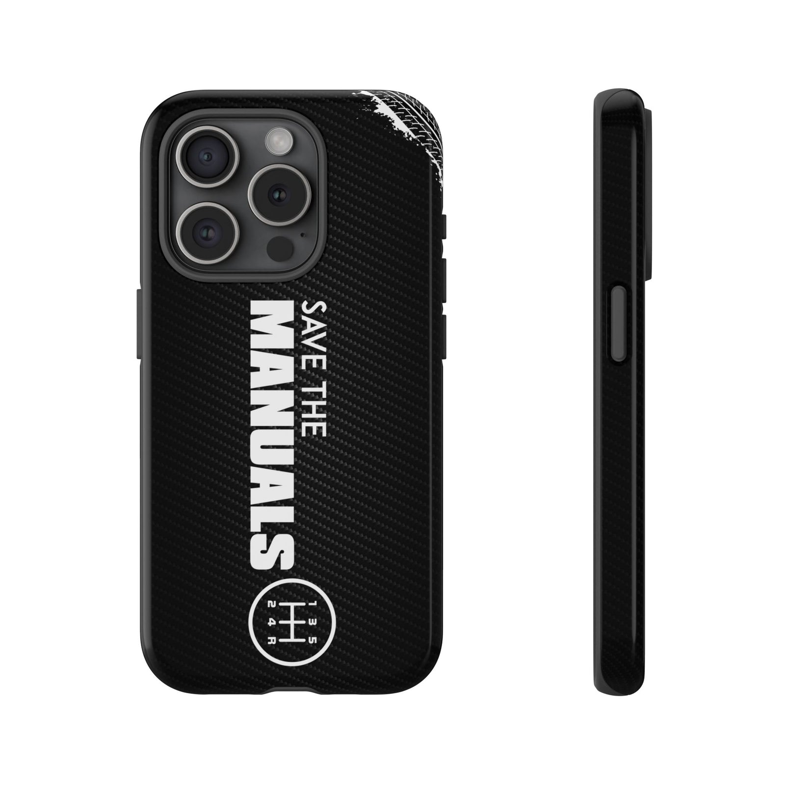 Save The Manuals Tough Phone Case | Manual Transmission Car Guy Gift