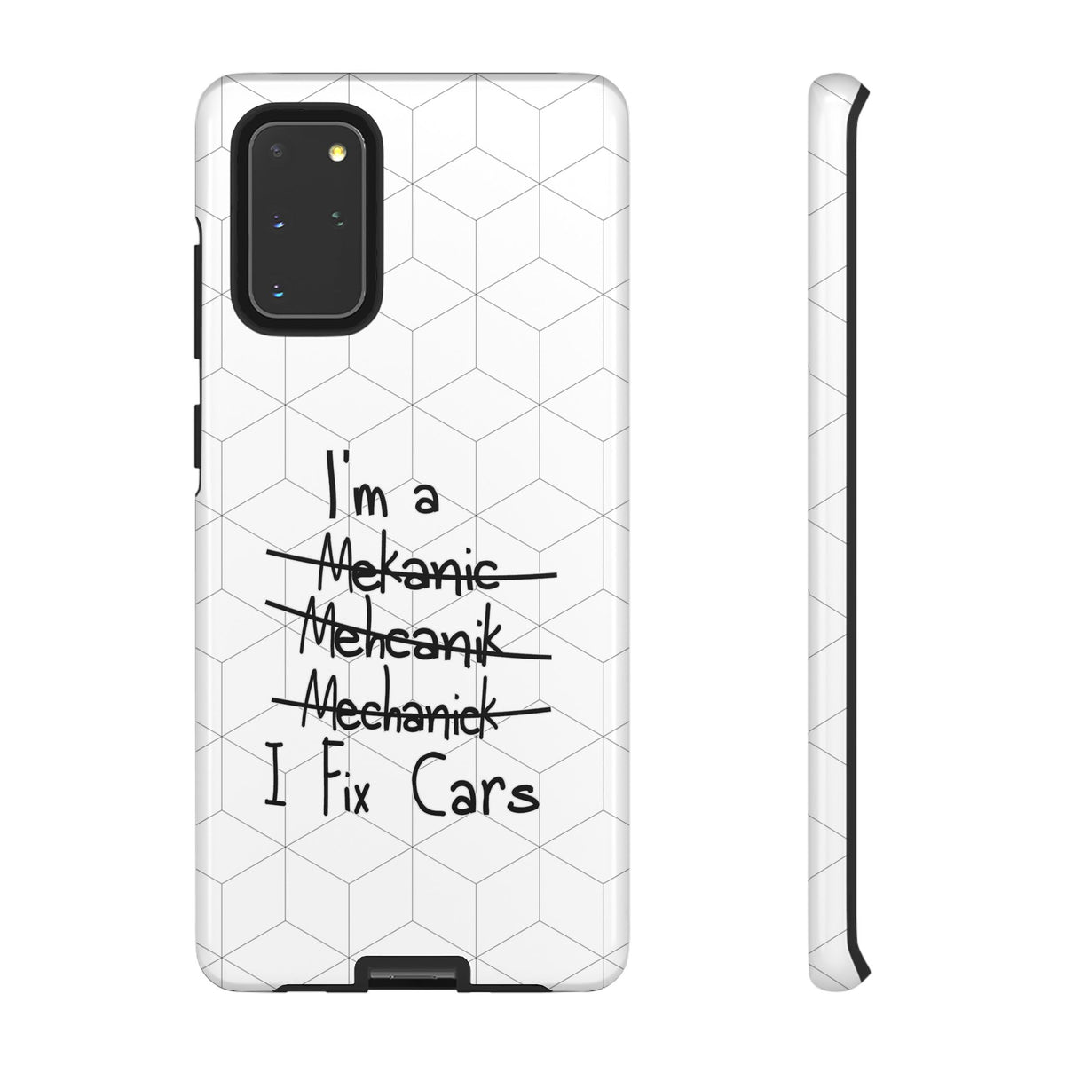 Mechanic I Fix Cars Funny Tough Phone Case | Car Guy Gift