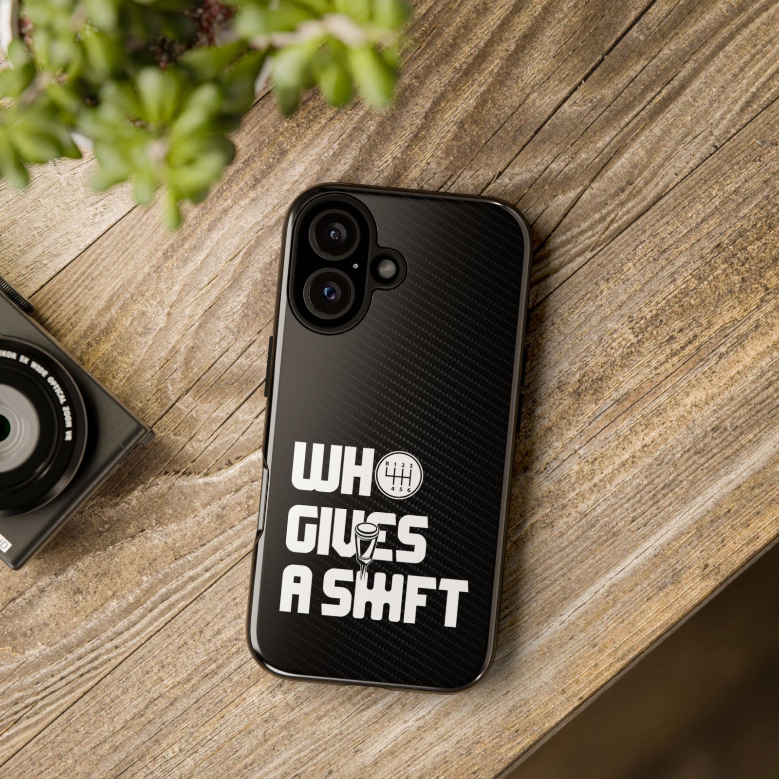 Who Gives a Shift Car Tough Phone Case | Funny Car Guy Gift