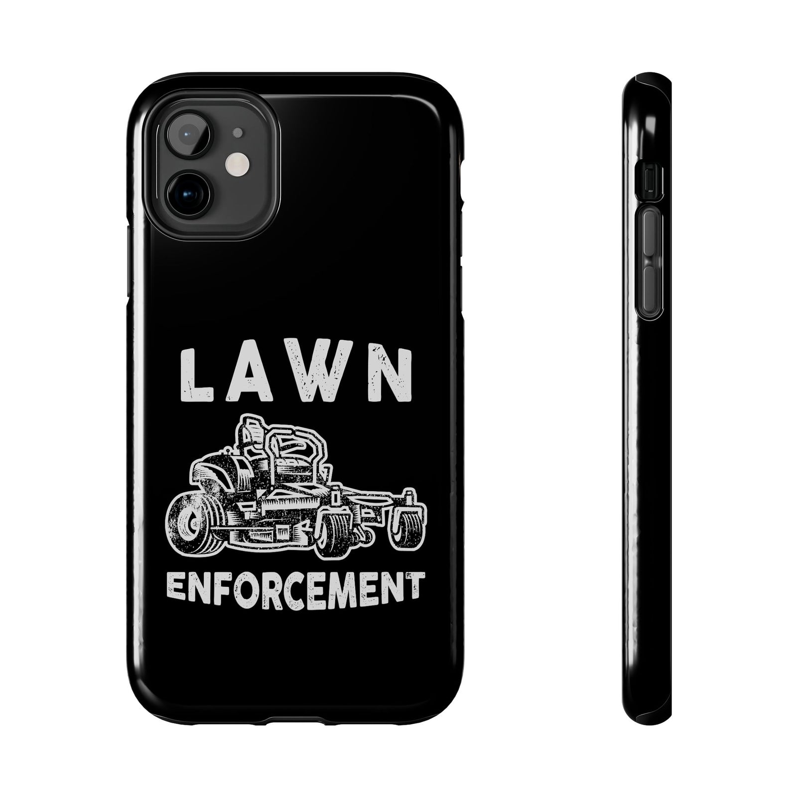 Lawn Enforcement phone case | funny lawn care gift