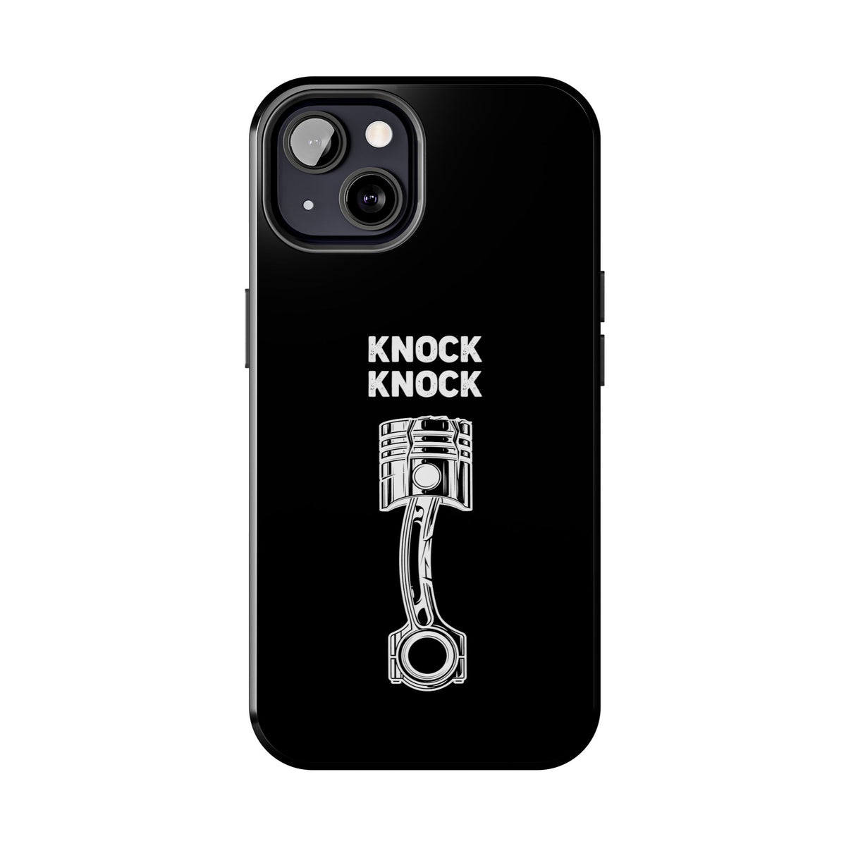 Knock Knock Broken Piston Phone Case | Funny Mechanic Car Guy Gift