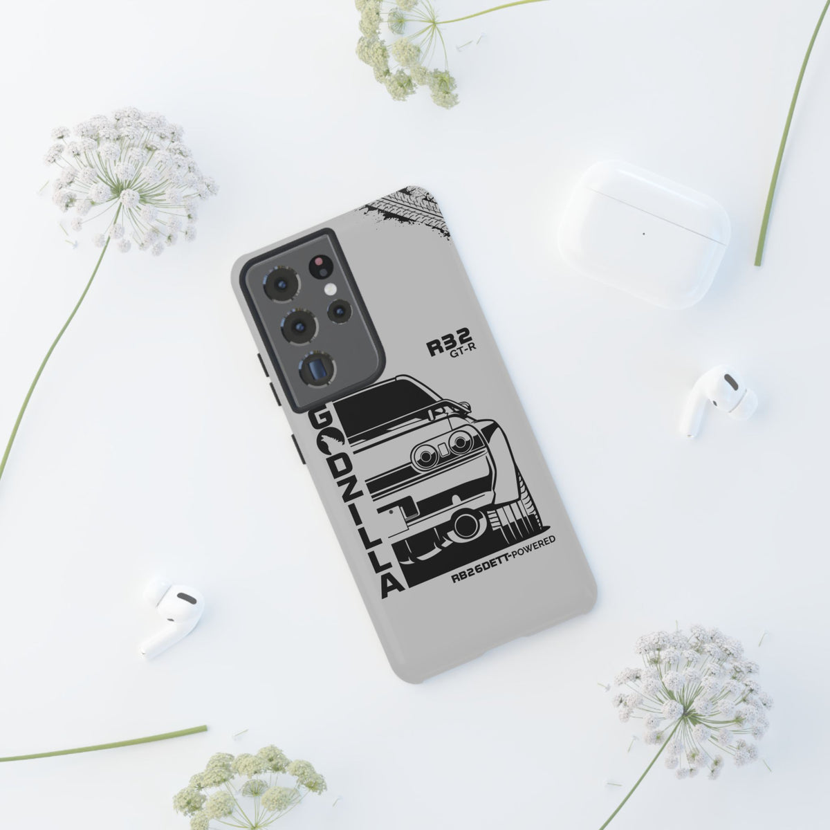 R32 Skyline GTR BNR32 Godzilla Tough Phone Case | JDM Car Gift