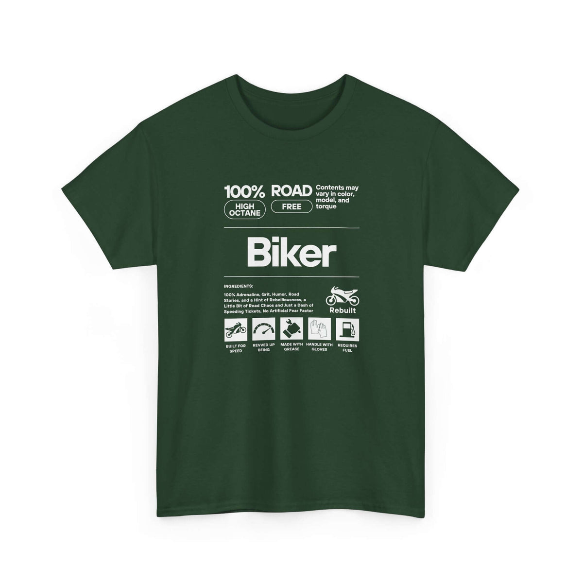 Biker Definition T-Shirt | Funny Motorcycle Enthusiast Gift