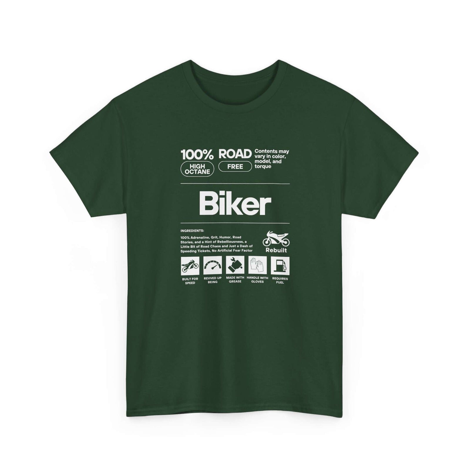 Biker Definition T-Shirt | Funny Motorcycle Enthusiast Gift