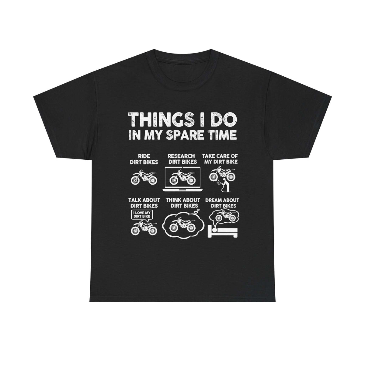 Things I Do in My Spare Time Dirt Bike T-Shirt t-shirt lifestyle - car guy present