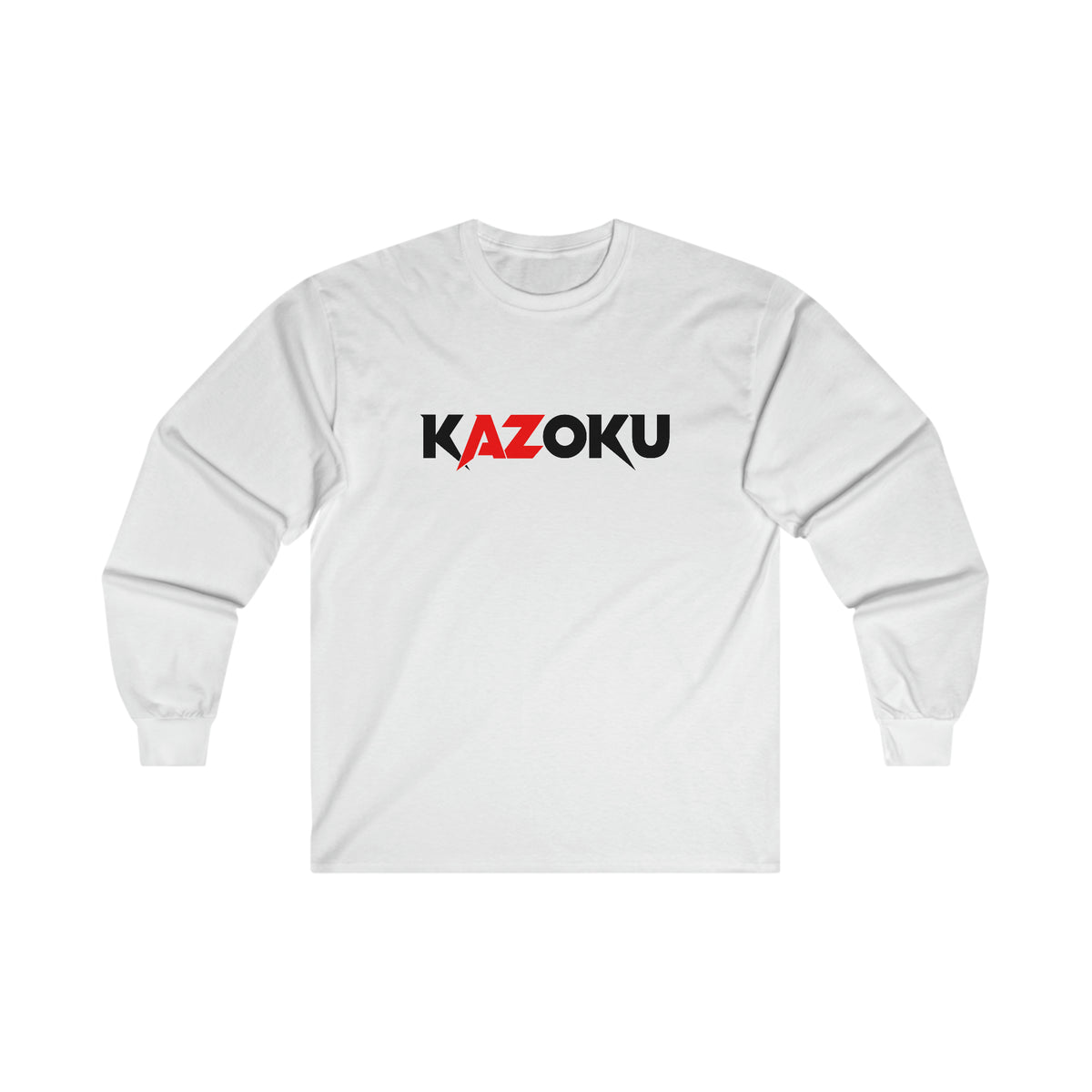 KAZOKU Long Sleeve Tee Red - Design 2