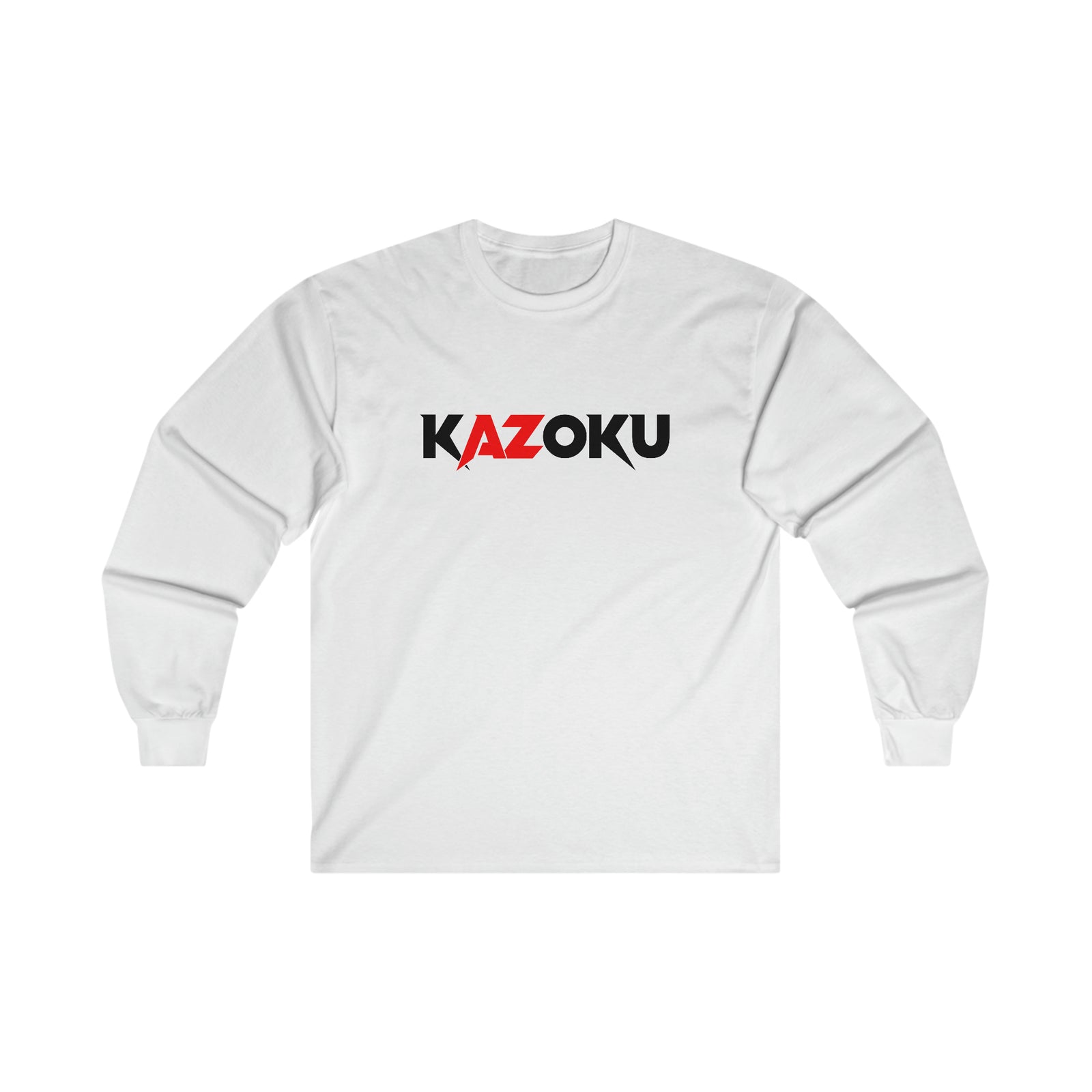 KAZOKU Long Sleeve Tee Red - Design 2