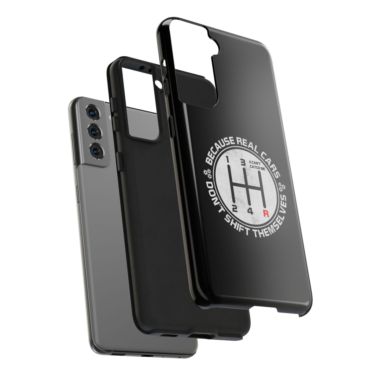 Real Cars Don't Shift Themselves Tough Phone Case | Manual Car Guy Gift