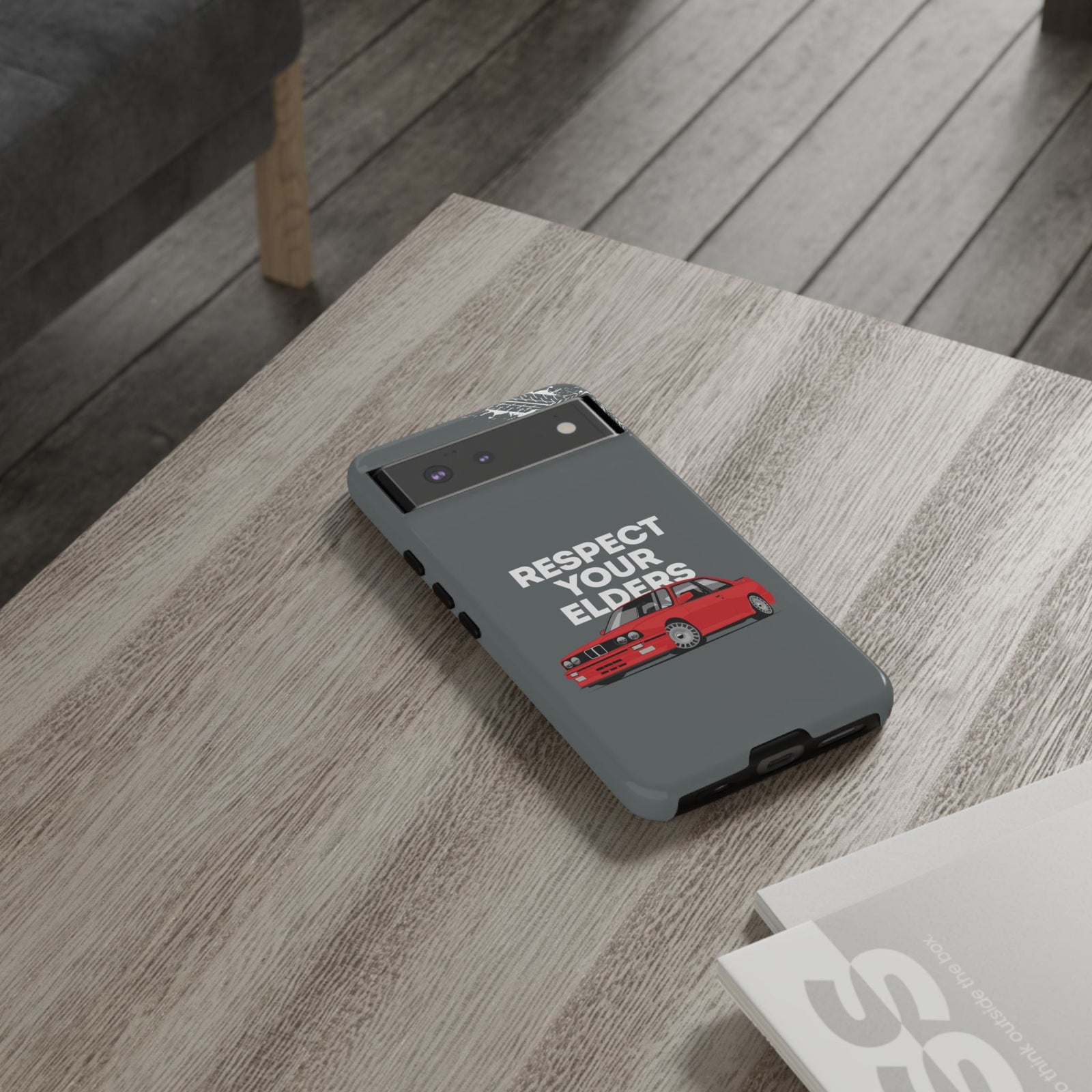 E30 M3 Respect Your Elders Tough Phone Case | Classic Car Guy Gift