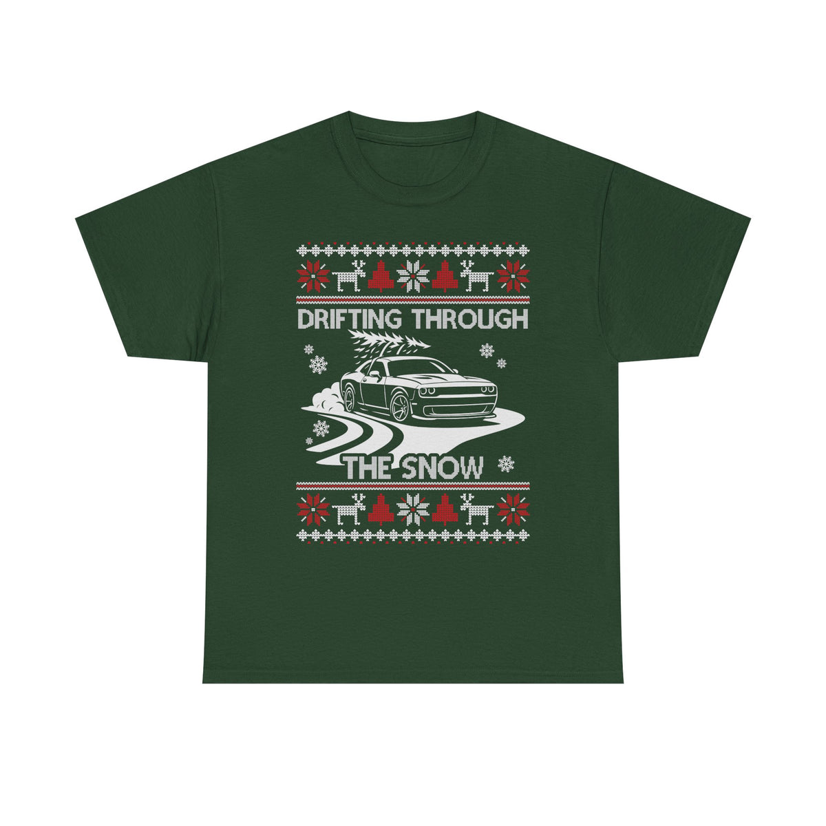 Custom Ugly Christmas Car T-Shirt