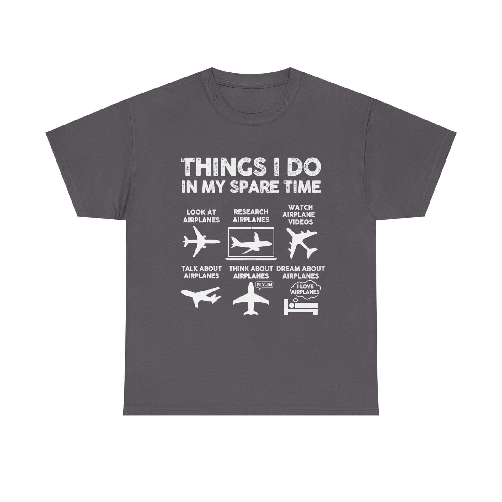 Things I Do in My Spare Time Aviation t-shirt - funny pilot gift