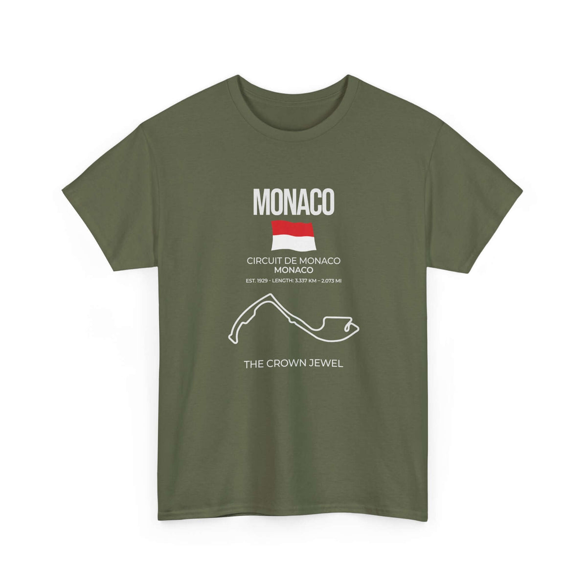 Monaco Race Track T-Shirt | Circuit de Monaco Grand Prix Motorsport Tee