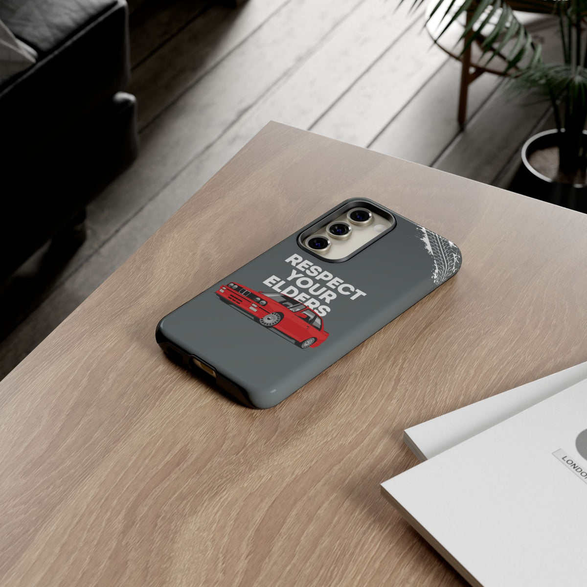 E30 M3 Respect Your Elders Tough Phone Case | Classic Car Guy Gift