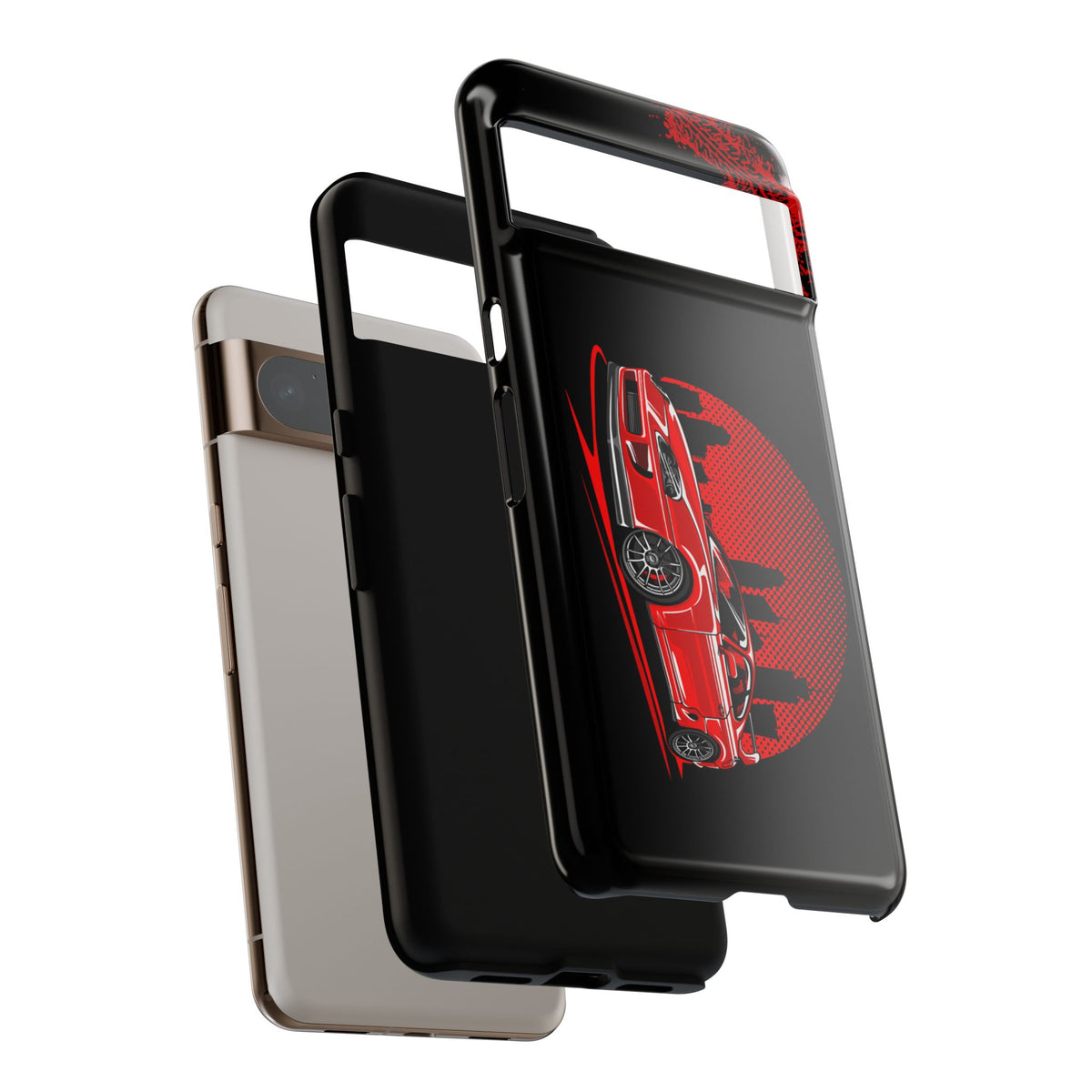 MKIV A80 Supra 2JZ Red City Tough Phone Case | JDM Car Guy Gift