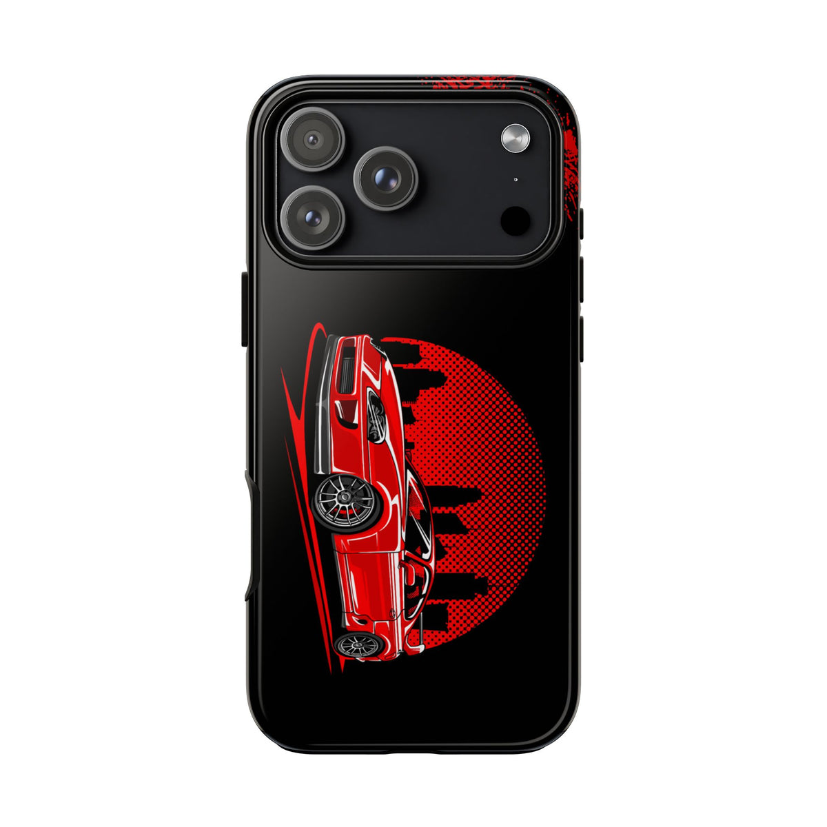 MKIV A80 Supra 2JZ Red City Tough Phone Case | JDM Car Guy Gift