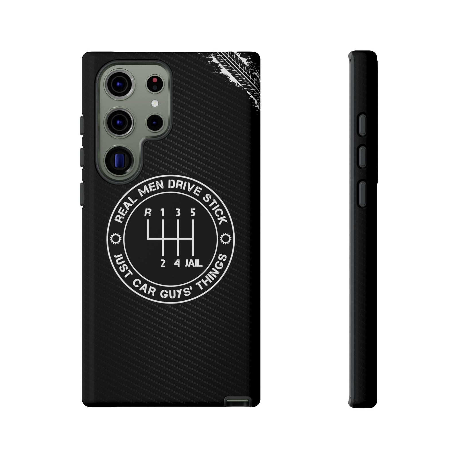 Real Men Drive Stick Manual Transmission Tough Phone Case | Car Guy Gift