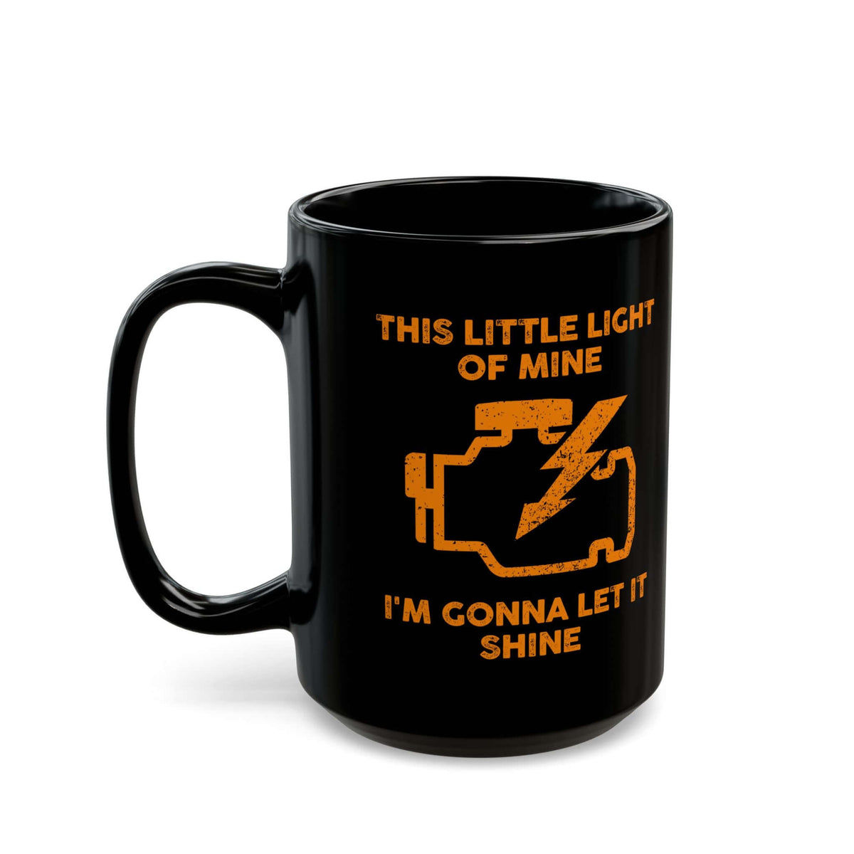 Check Engine Light Coffee Mug ceramic mug - unique gift for car lovers