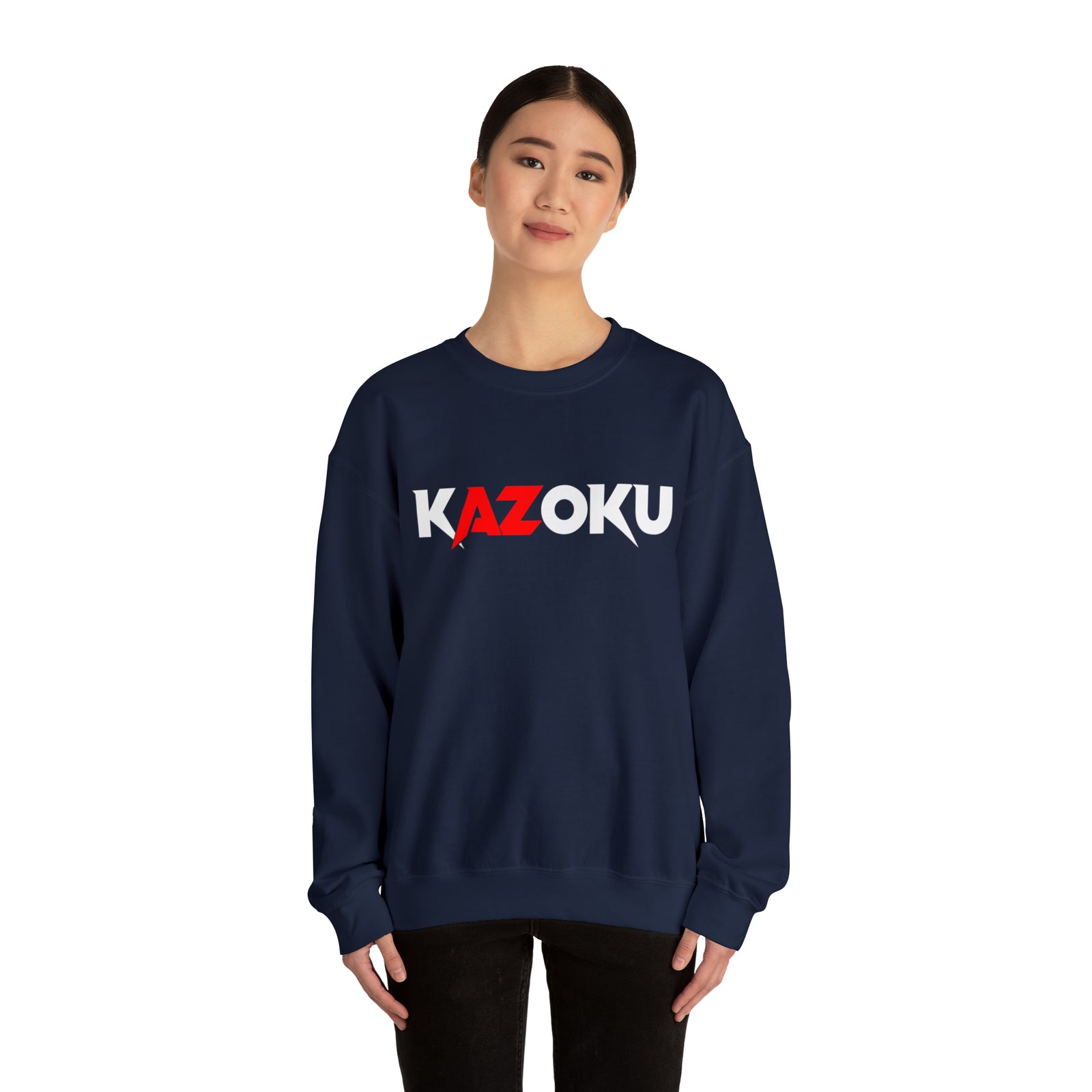 KAZOKU Sweatshirt Red - Design 2
