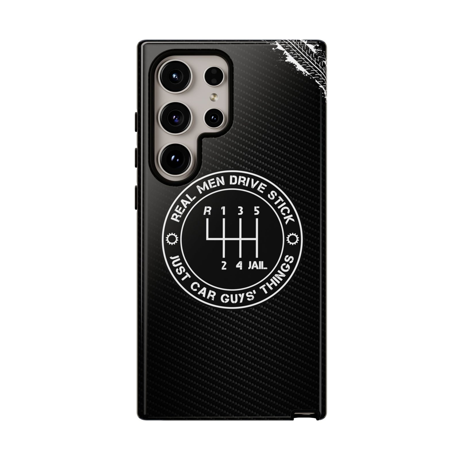 Real Men Drive Stick Manual Transmission Tough Phone Case | Car Guy Gift