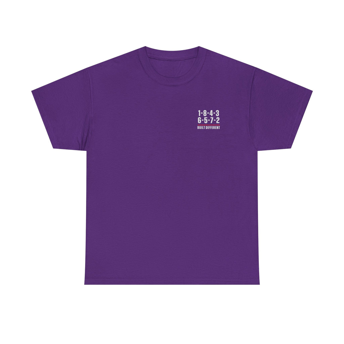 Built Different V8 T-Shirt flat lay