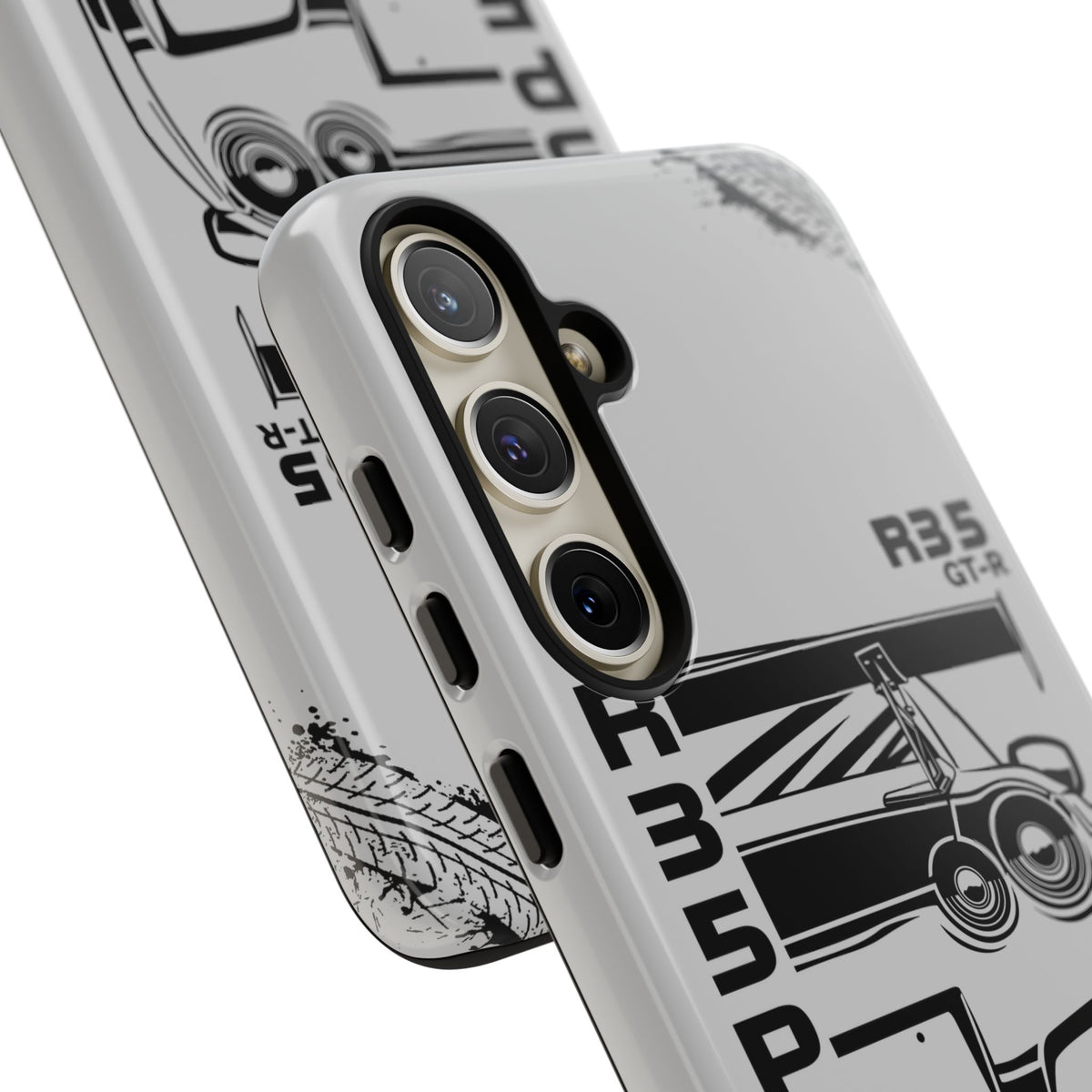JDM Front View Tough Phone Case - iPhone 14, glossy, lifestyle photo