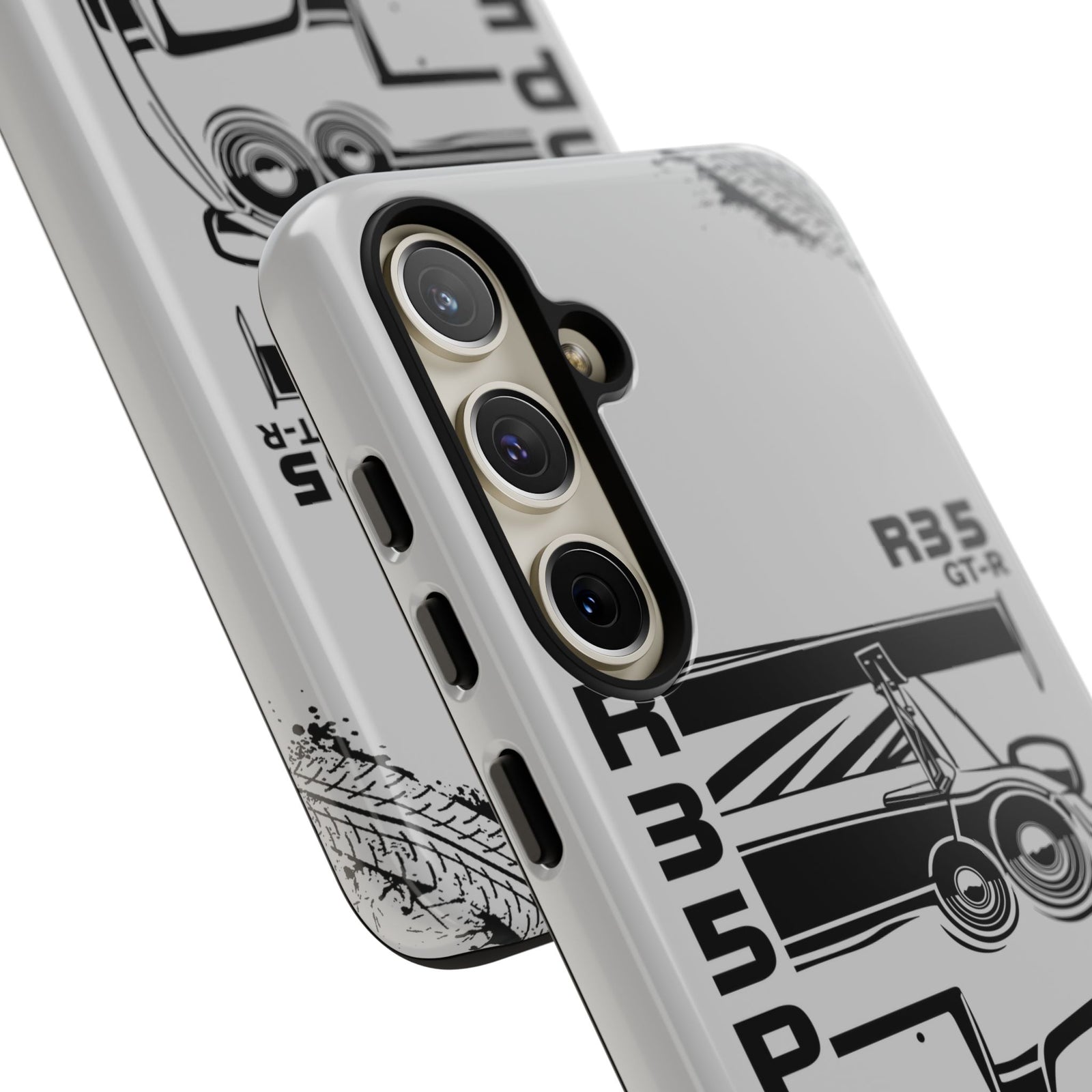 JDM Front View Tough Phone Case - iPhone 14, glossy, lifestyle photo