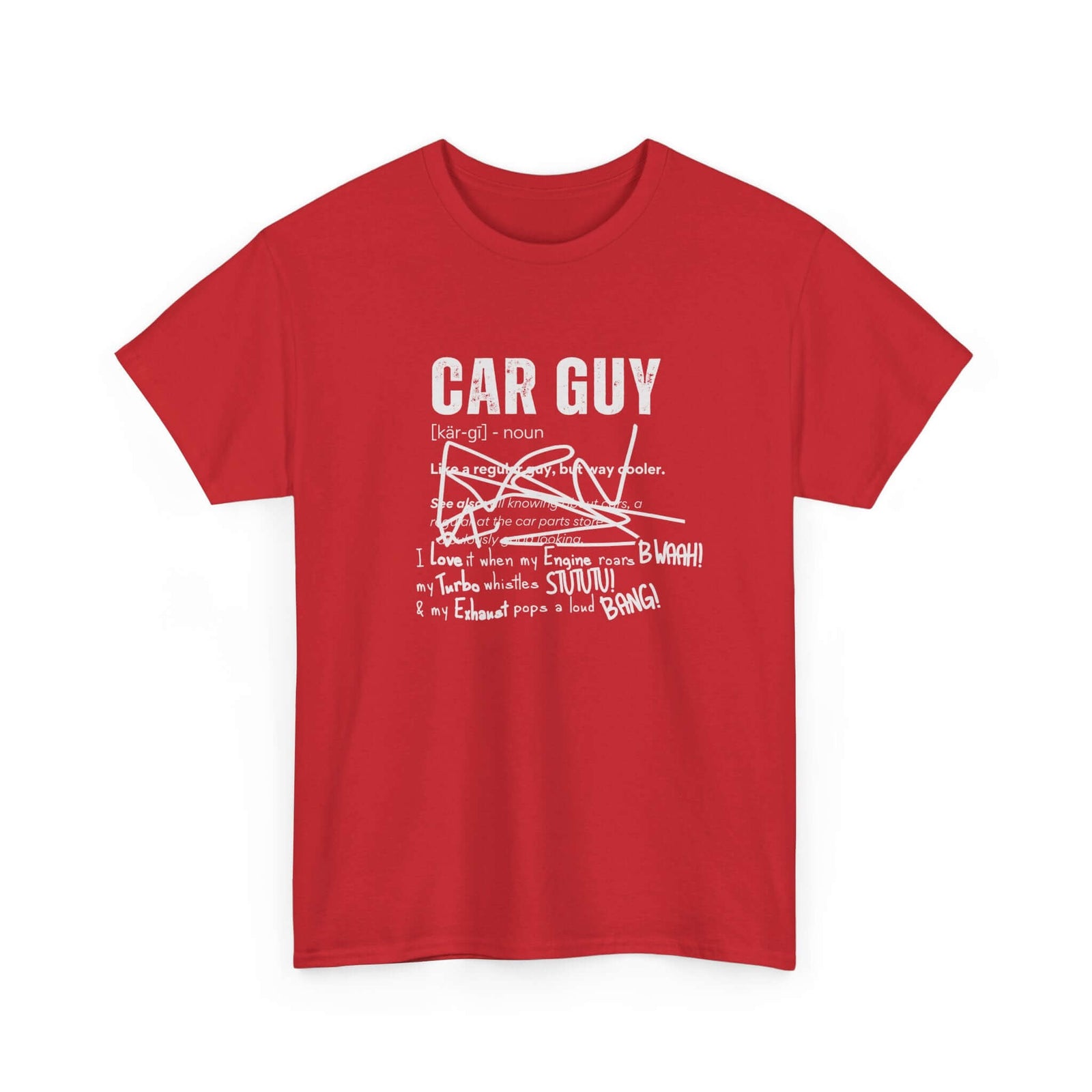Car guy definition shirt - funny gift for car lovers and petrolheads