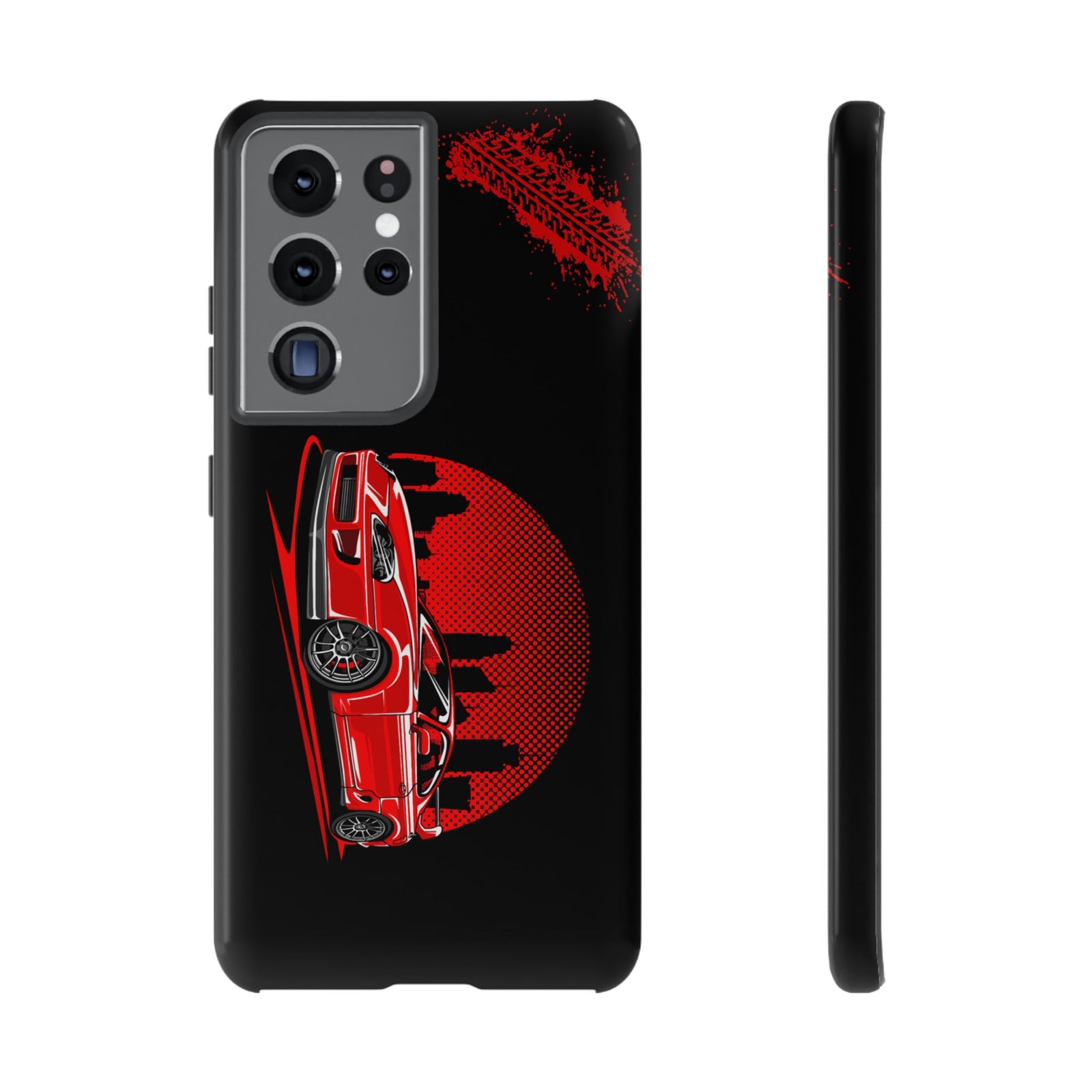 MKIV A80 Supra 2JZ Red City Tough Phone Case | JDM Car Guy Gift