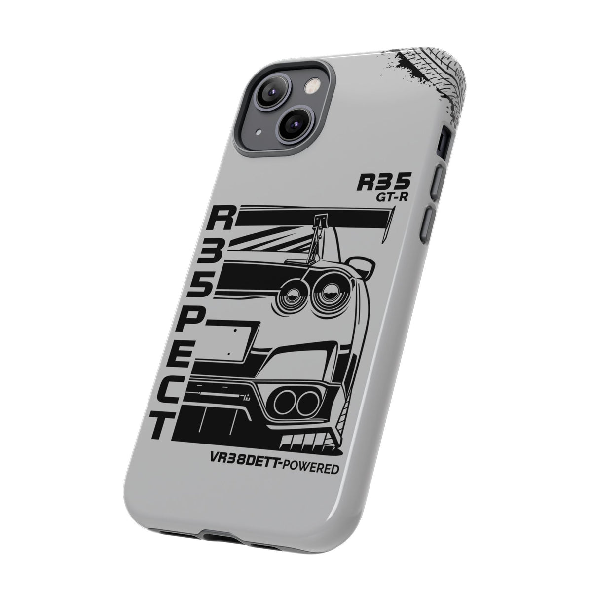 JDM Front View Tough Phone Case - iPhone 16 Pro Max, glossy, dual-layer protection