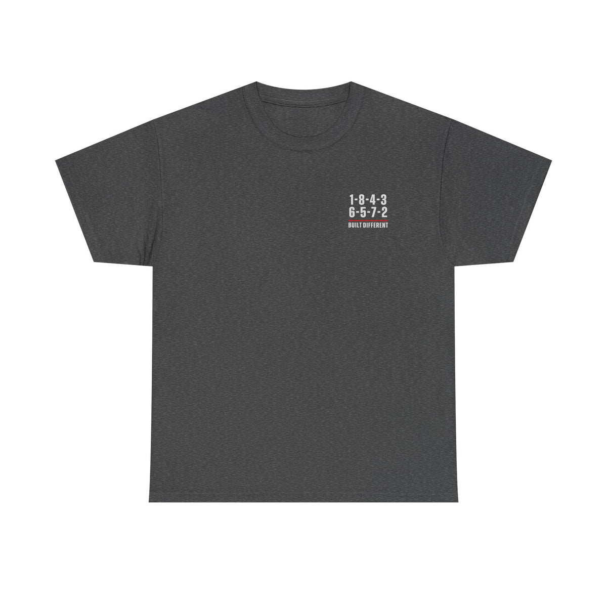 Built Different V8 Firing Order T-Shirt - Navy