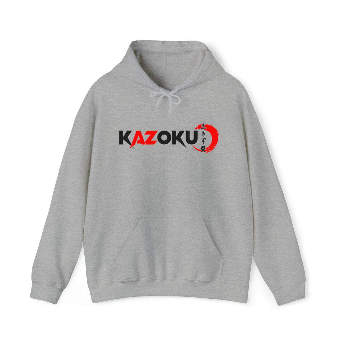 KAZOKU Hoodie Red - Design 1