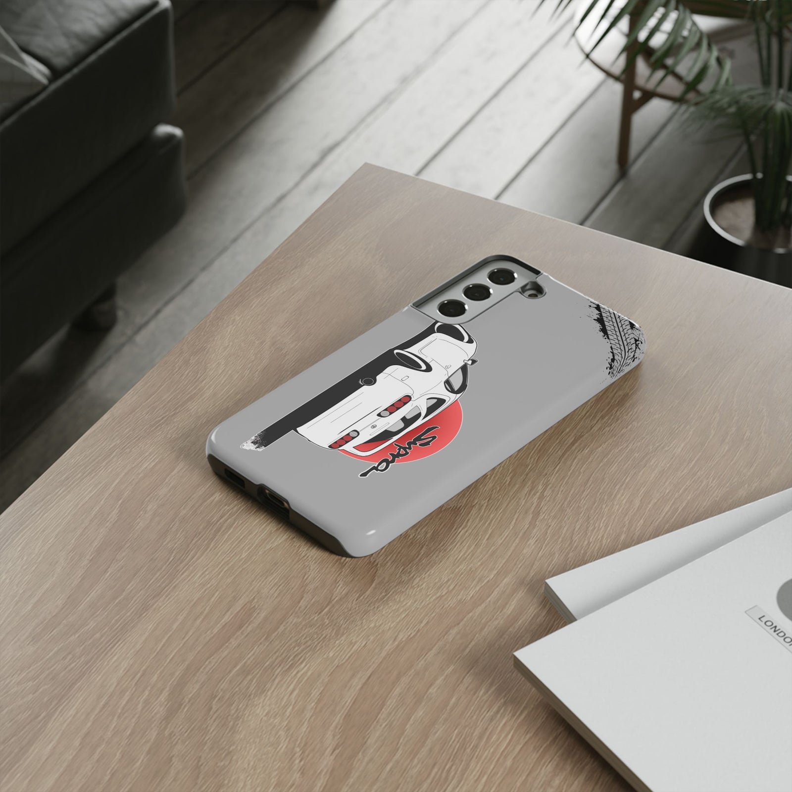 MKIV A80 Supra 2JZ Beast Tough Phone Case - Samsung Galaxy S22 Plus, glossy, lifestyle photo