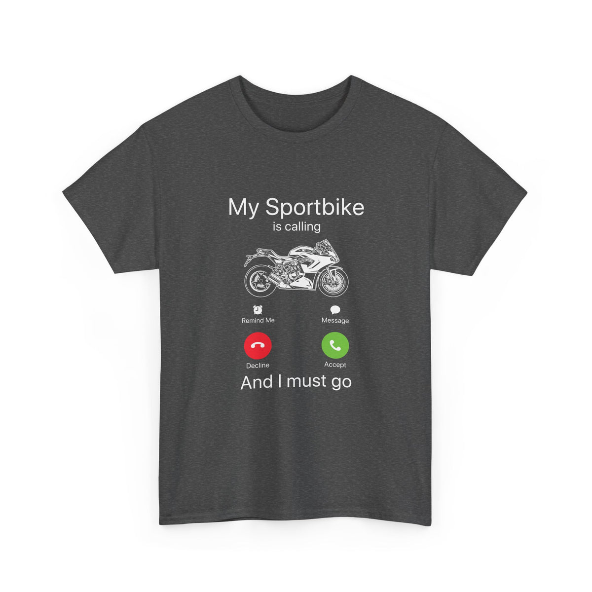 My Sportbike is Calling t-shirt - purple biker shirt - sportbike lover gift