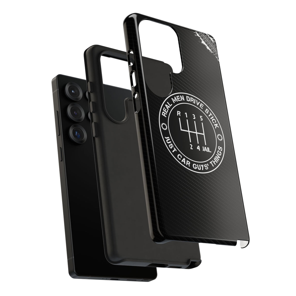 Real Men Drive Stick Manual Transmission Tough Phone Case | Car Guy Gift