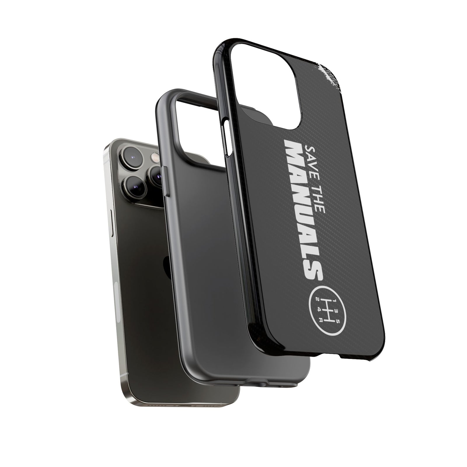 Save The Manuals Tough Phone Case | Manual Transmission Car Guy Gift