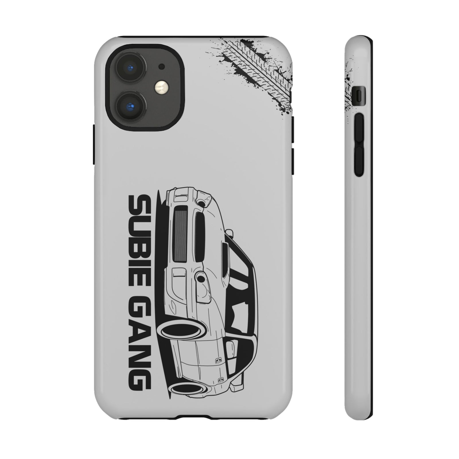 JDM Gang Tough Phone Case - iPhone 11, glossy, front and side view