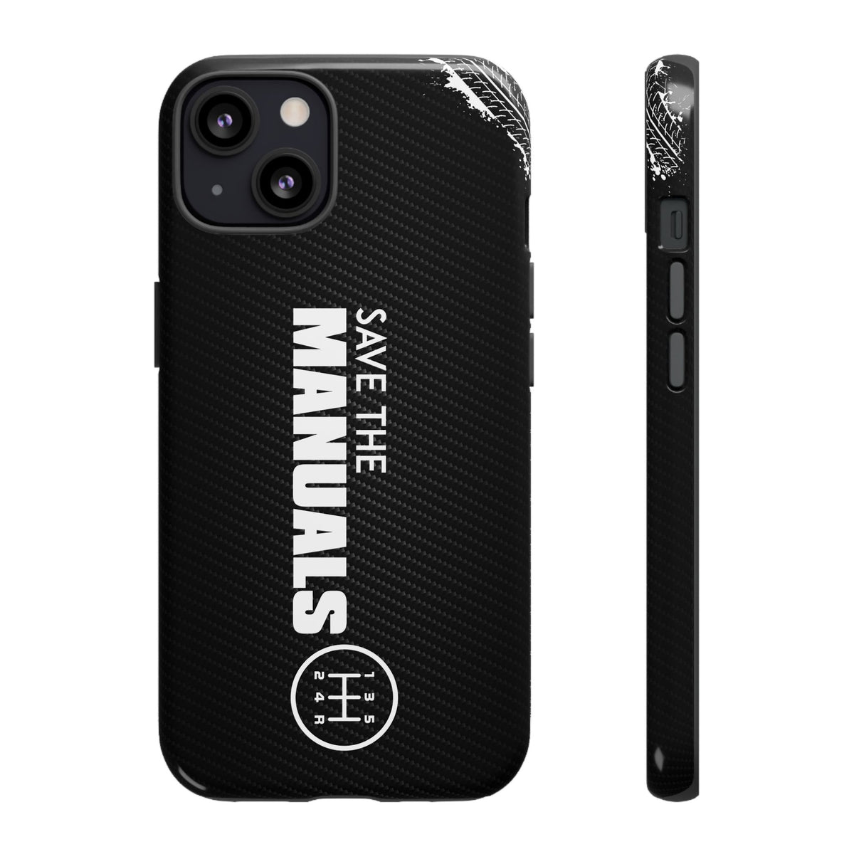Save The Manuals Tough Phone Case | Manual Transmission Car Guy Gift