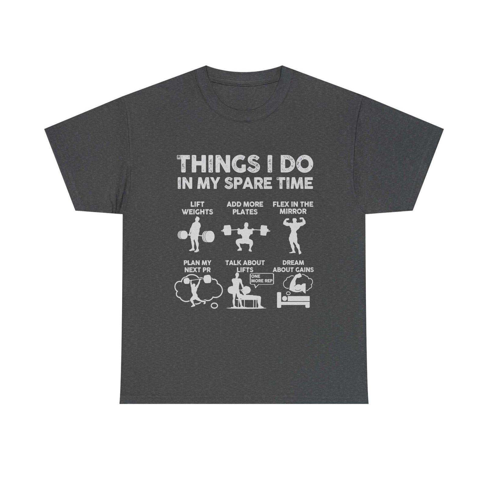 Things I Do In My Spare Time T-Shirt shirt detail - petrolhead gift tee