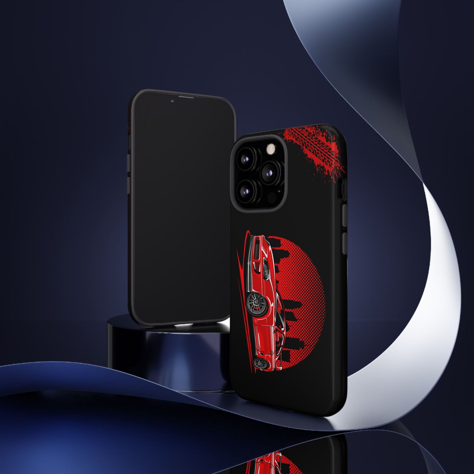 MKIV A80 Supra 2JZ Red City Tough Phone Case | JDM Car Guy Gift