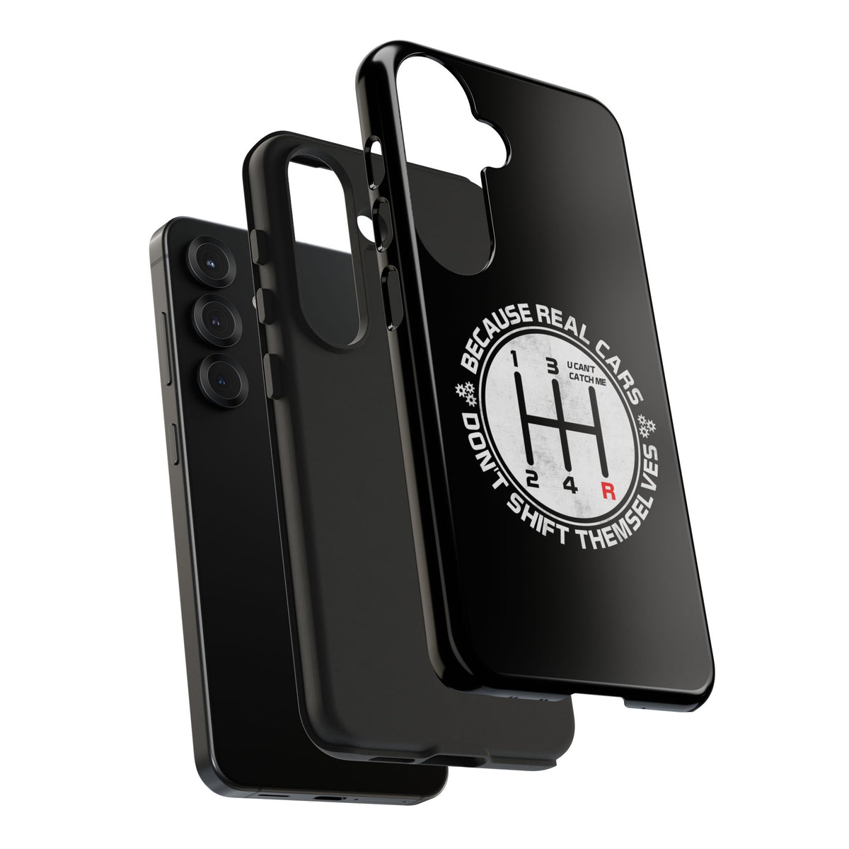 Real Cars Don't Shift Themselves Tough Phone Case | Manual Car Guy Gift